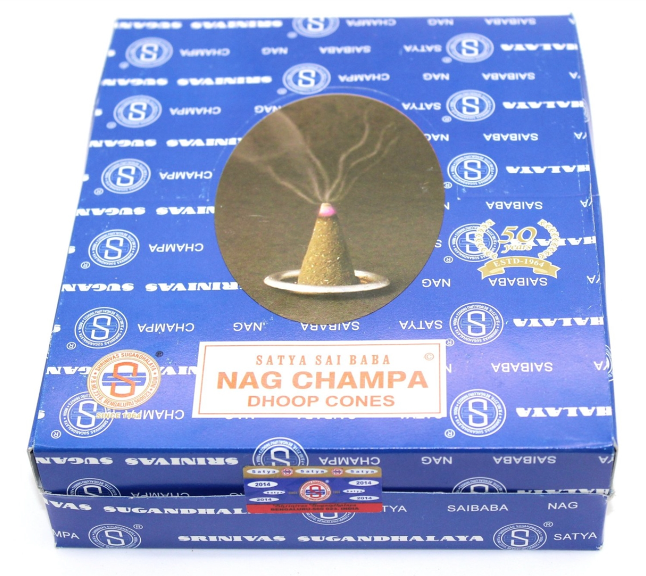 Incense Cones - Nag Champa Dhoop Cones - Satya Sai Baba Sacred Crystals