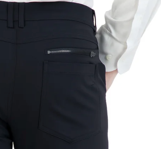 NEW & UPDATED Super - Stretch Men's Chinos //Casual// Black - Performance Collection LEVINAS® Official