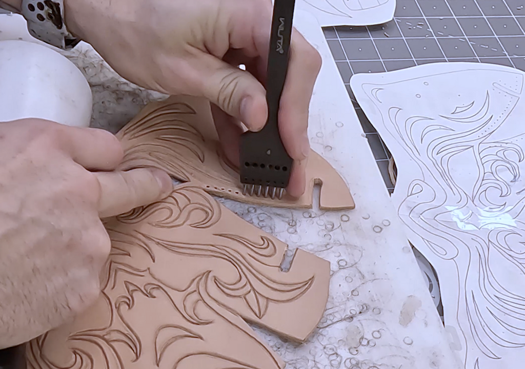 Leather Oni Mask Printable Pattern Rockwell Masks