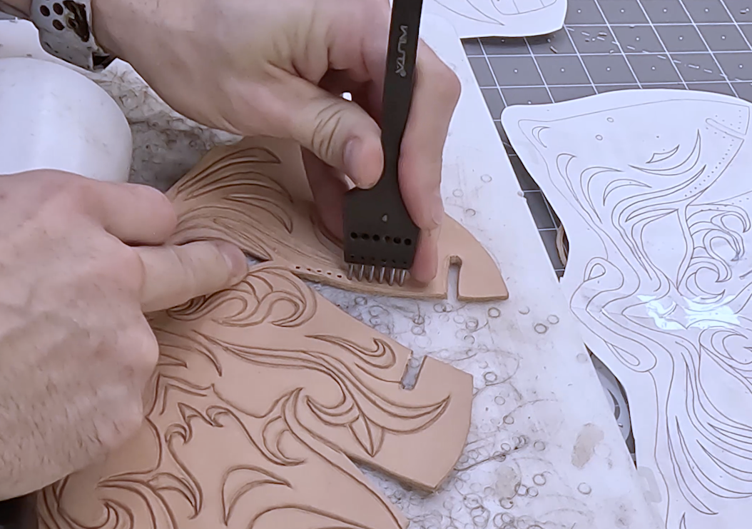 Leather Oni Mask Printable Pattern Rockwell Masks
