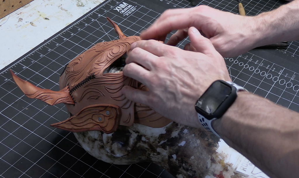 Leather Oni Mask Printable Pattern Rockwell Masks