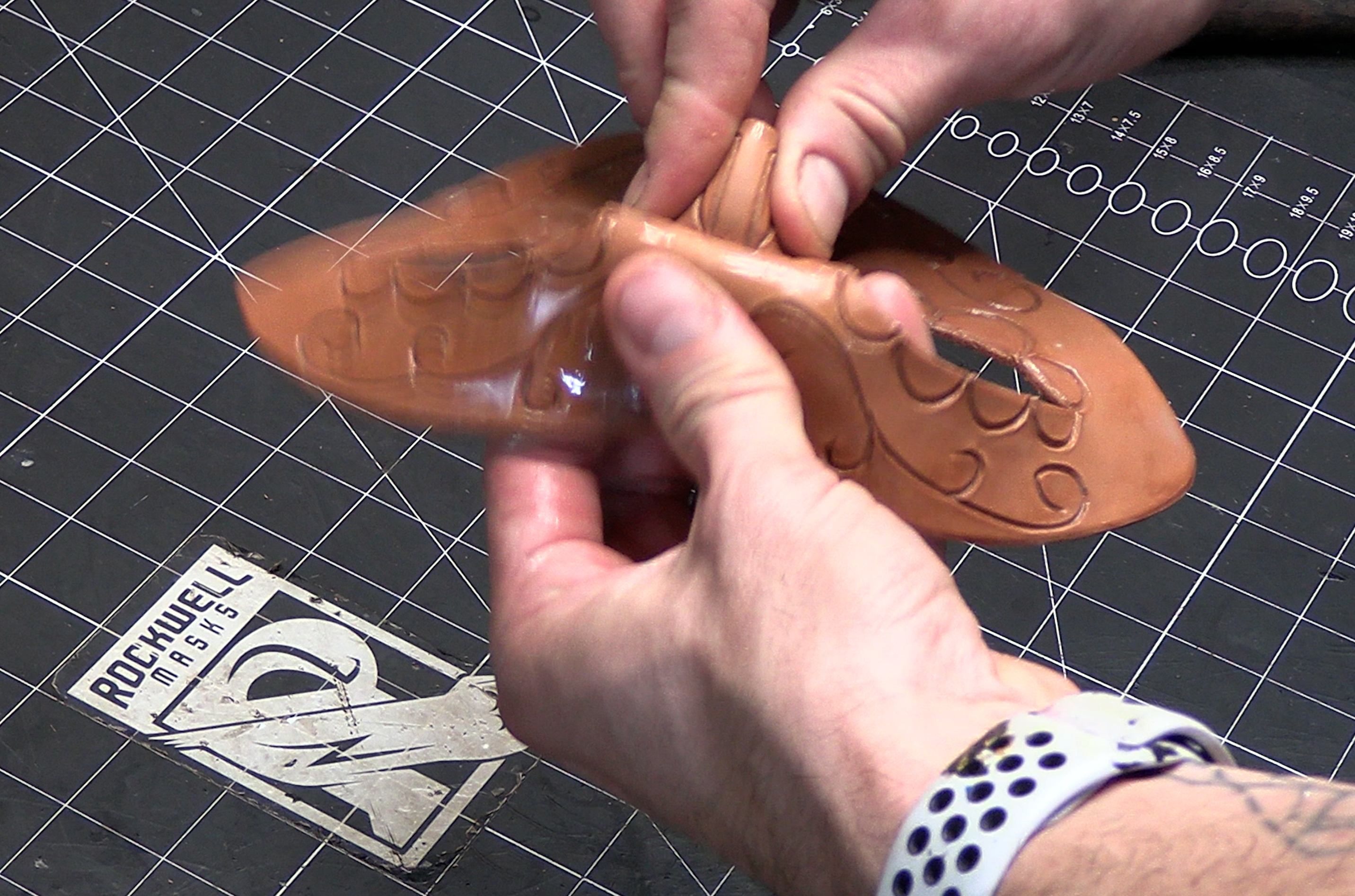 4-Pack Leather Masquerade Mask Printable Pattern Bundle Rockwell Masks