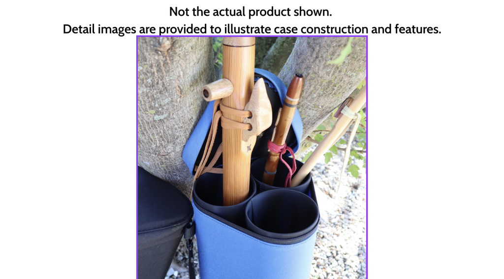 Navigator (Black) Native Flute Case #ISNA1 | In-Stock Case [Holds 5-8 flutes] Horizons Flute Store