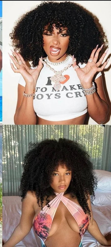 13x6 Kinky Curly Lace Front Human Hair Wigs For Black Women 13x4 Curly Lace Frontal Wig With Bang 4x4 Lace Closure Wig 250% Remy HOL stores