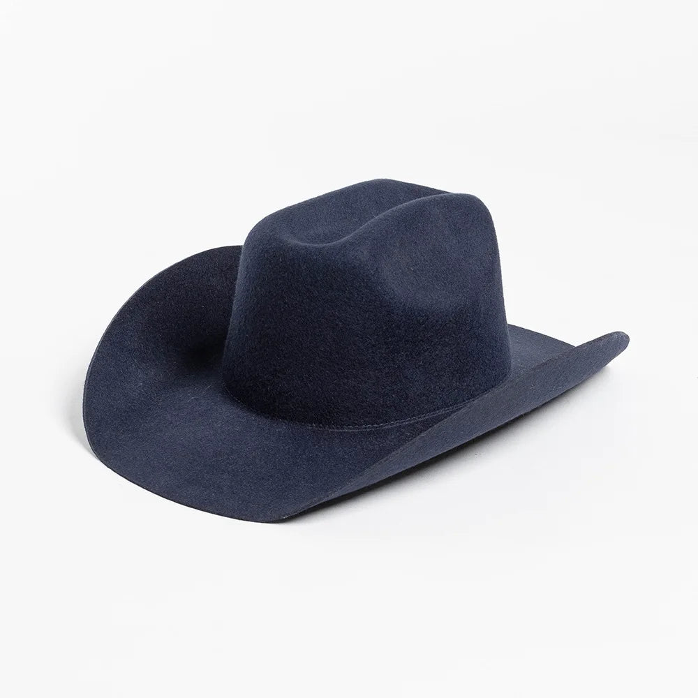 Wild Heart Wool Fedora Hat Boho Brown