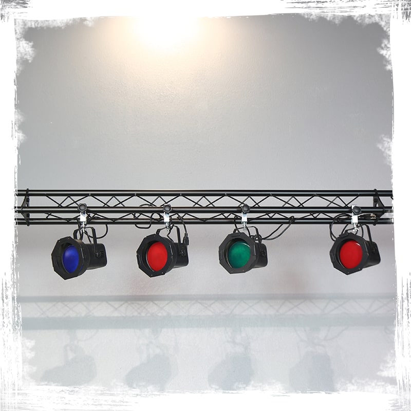 3-PACK Stage Mount Triangle Truss Extension by GRIFFIN | 5Ft Trussing Sections for DJ Booth Lighting System Stand | Mount Light Cans & Sound Effects for Pro Audio Equipment Gear | Parties, Live Gigs GeekStands.com