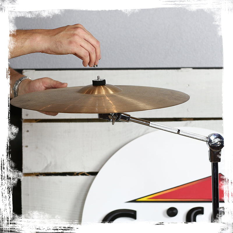 GRIFFIN Cymbal Boom Stand - Double Braced Drum Percussion Gear Hardware Set - Adjustable Height - Arm Holder With Counterweight Adapter for Mounting GeekStands.com