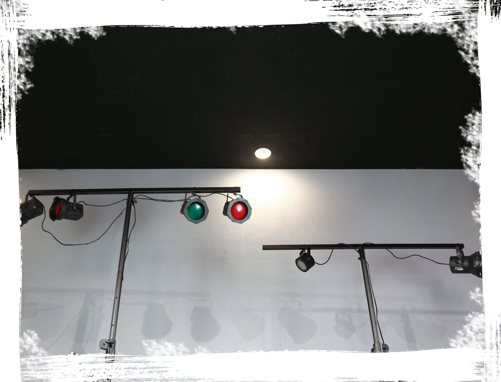 Crank Up Light Stands (2 Pack) Stage Lighting Truss System by GRIFFIN - Portable Speaker Tripod Platform Rig - Adjustable Trussing DJ Booth Kit, T Bar GeekStands.com