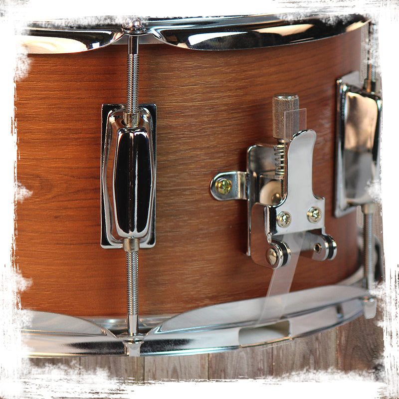 Popcorn Snare Drum by GRIFFIN - Soprano Firecracker 10" x 6" Poplar Wood Shell with Hickory PVC - Concert Percussion Musical Instrument Drummers Key GeekStands.com
