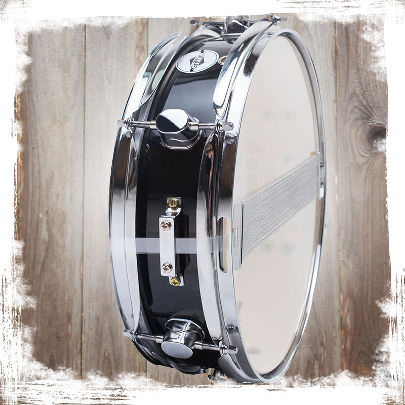 Piccolo Snare Drum 13" x 3.5" by GRIFFIN - 100% Poplar Wood Shell with Black PVC & White Coated Drum Head - Drummers Acoustic Marching Kit Percussion GeekStands.com