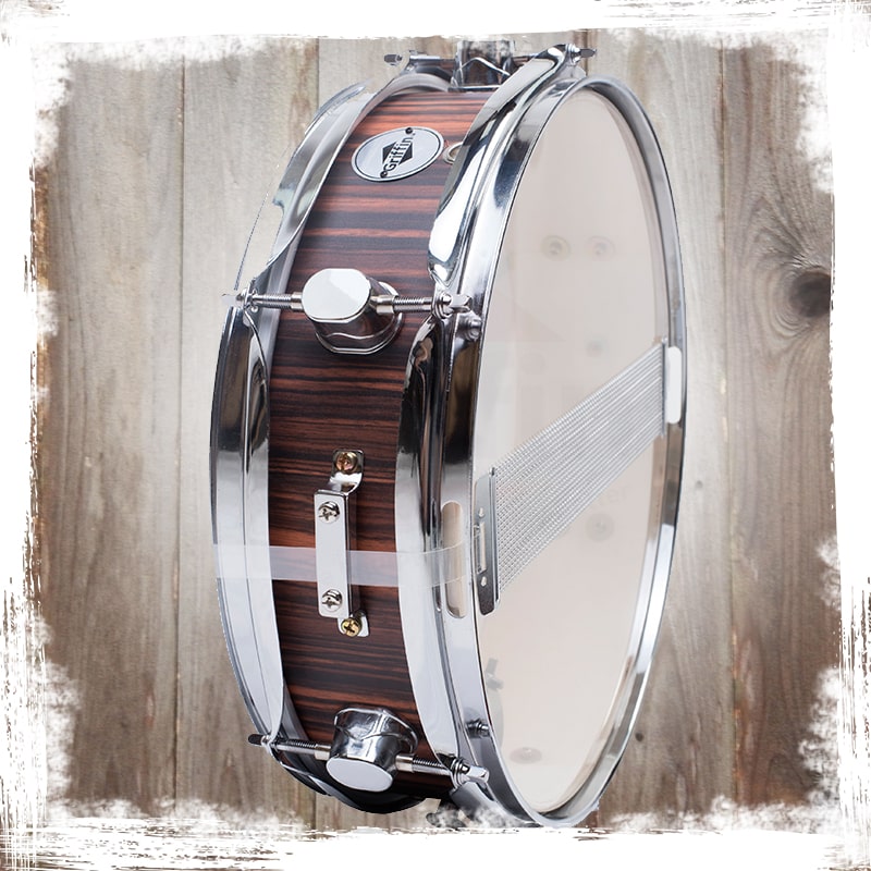 Piccolo Snare Drum 13" x 3.5" by GRIFFIN | 100% Poplar Wood Shell with Black Hickory Finish & Coated Drum Head | Professional Drummers Deluxe Percussion Instrument with Bright Tone & Brilliant Attack GeekStands.com