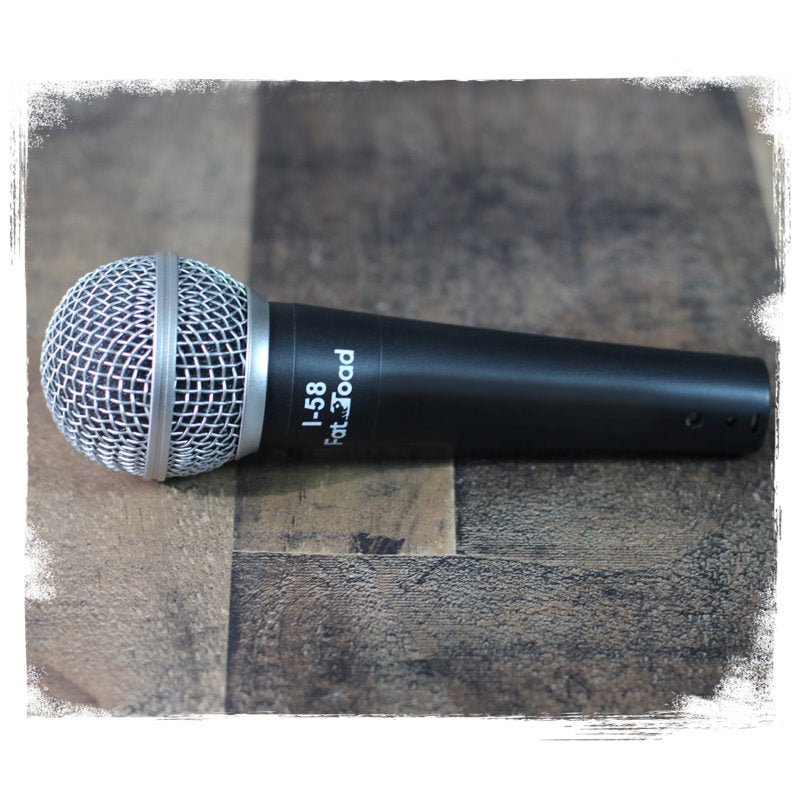 Studio Recording Microphones with Clips (5 Pack) by FAT TOAD - Vocal Handheld, Unidirectional Wired Mic - Cardioid Dynamic Singing Microphone GeekStands.com