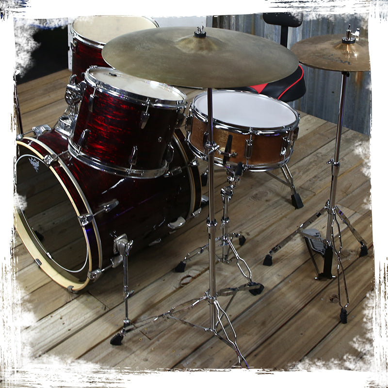 Straight Cymbal Stand (2 Pack) by GRIFFIN - Double Braced Legs, Slip-Proof Gear Holder - Light-Duty for Mobile Drummers Percussion Drum Hardware Set GeekStands.com