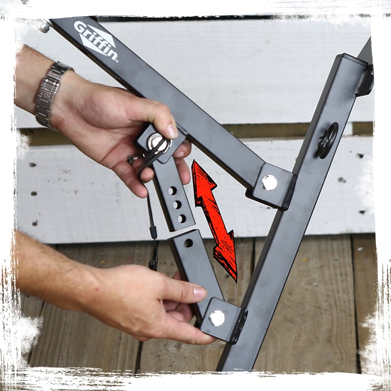 Wall Mount Brackets for PA Speakers (4 PACK) by GRIFFIN - Securing Locking Pin & 3-Level Tilt Adjustments - All-Steel DJ Studio Monitor Stands with 35mm Pole Holder for Pro-Audio GeekStands.com