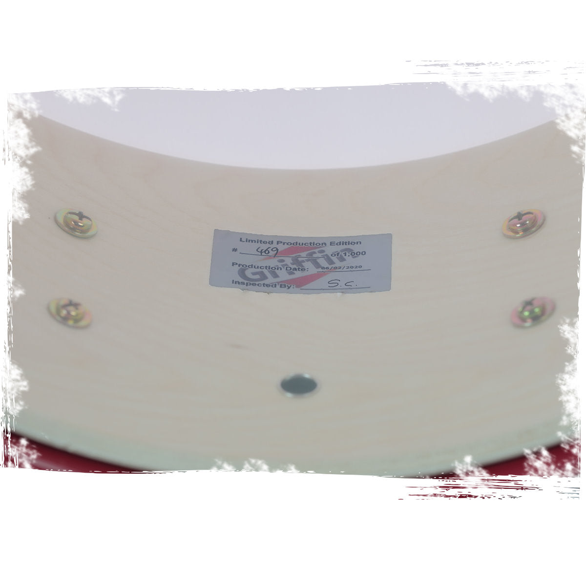 Snare Drum by GRIFFIN | Birch Wood Shell 14"x6.5" with Custom Graphic Wrap (Limited Edition) | Percussion Acoustic Musical Instrument Kit & Drummers Key | 8 Metal Lugs, Head Set & Strainer Throw Off GeekStands.com