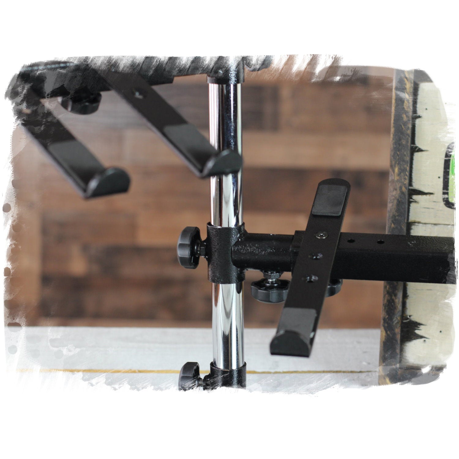 Double DJ Laptop Stand by FAT TOAD | 2 Tier PC Table Holder | Portable Computer Clamp Equipment Rack with Support Mounts for Music Studio Mixers, Controllers, Monitors, & Disc Jockey Booth Gear GeekStands.com