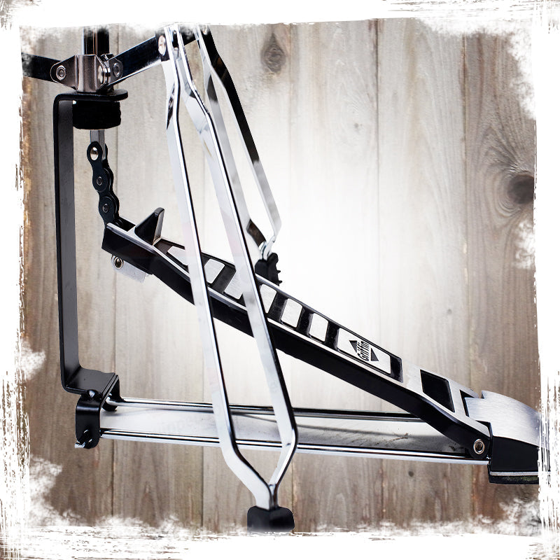 Hi-Hat Stand by GRIFFIN - Deluxe Hi Hat Cymbal Pedal With Drum Key - HiHat Mount with Chrome Double Braced Hardware Accessory Set - Adjustable Holder GeekStands.com