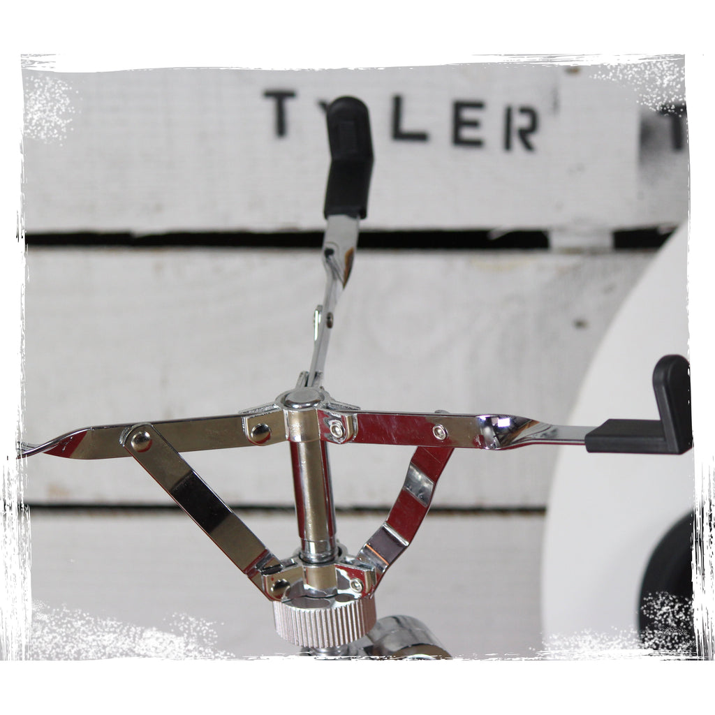 Premium Snare Drum Stand by GRIFFIN - Double Braced Heavy-Duty Weight Mount for Snares, Tom Drums & Adjustable Practice Pad - Percussion Hardware Kit GeekStands.com