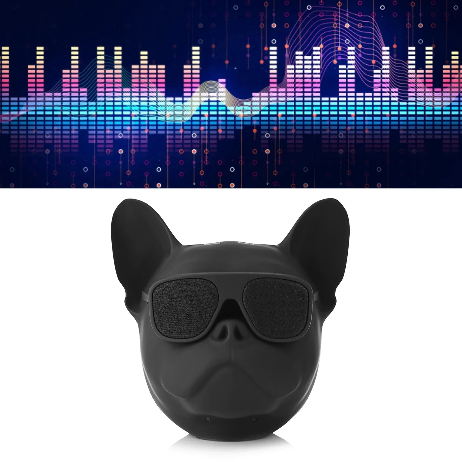 Portable Bluetooth Speaker Dog Shaped Stereo Subwoofer Electronics Den