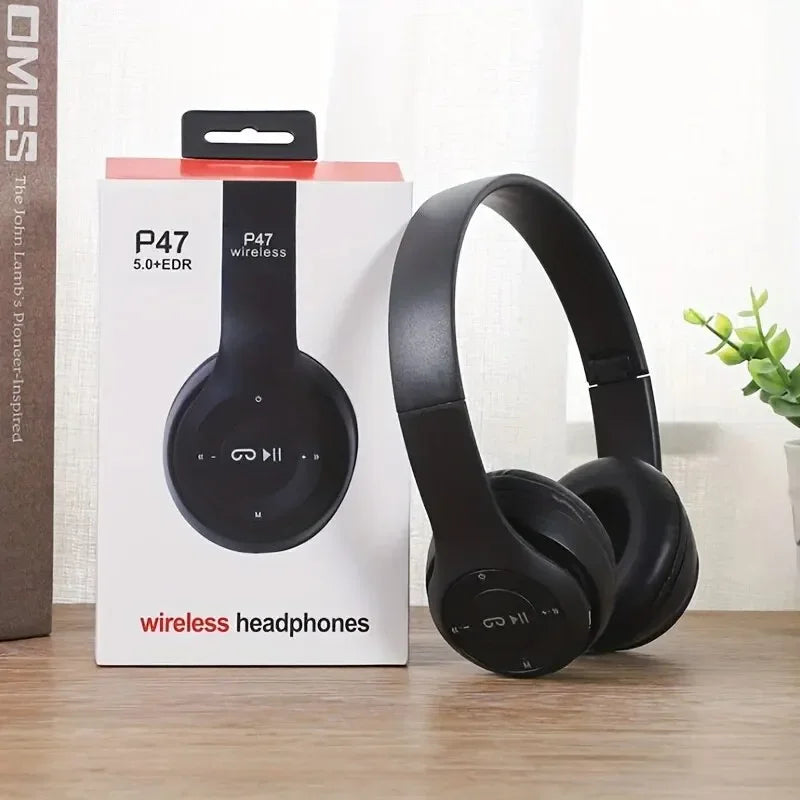 P47 Bluetooth 5.0 Wireless Headphone Electronics Den