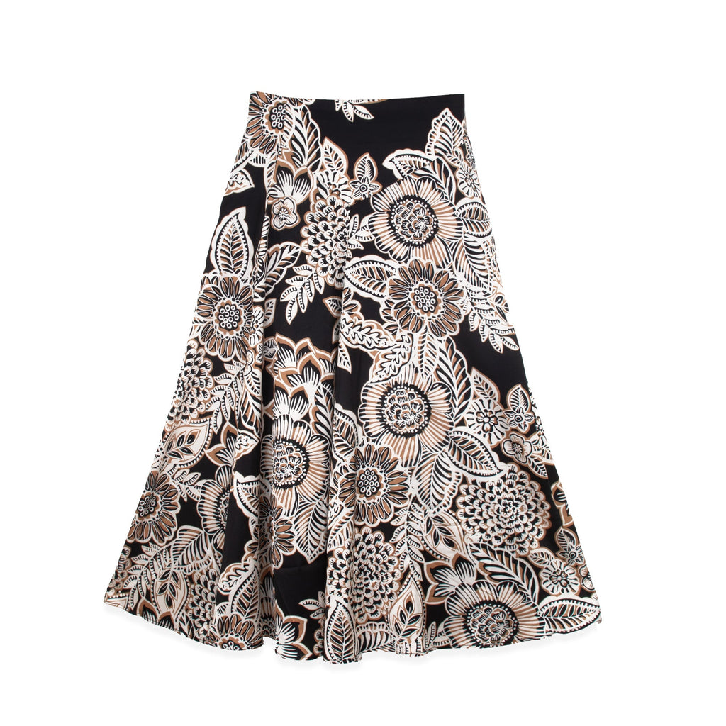 FLORAL PRINTED SLIP SKIRT profile-nyc