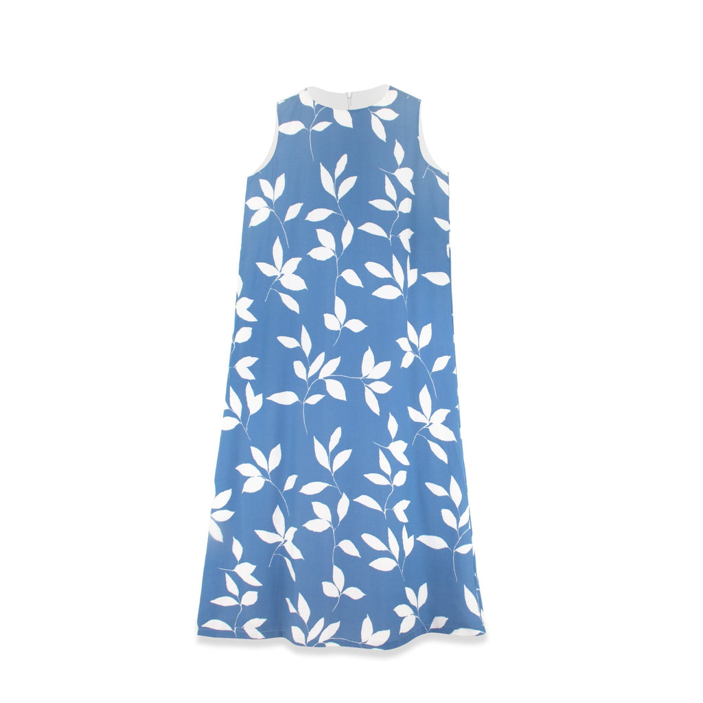 BLUE /WHT  FLORAL JUMPER profile-nyc