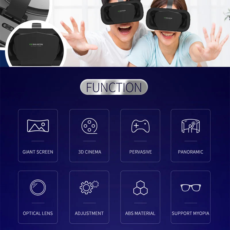 3D VR Glasses Virtual Reality Electronics Den