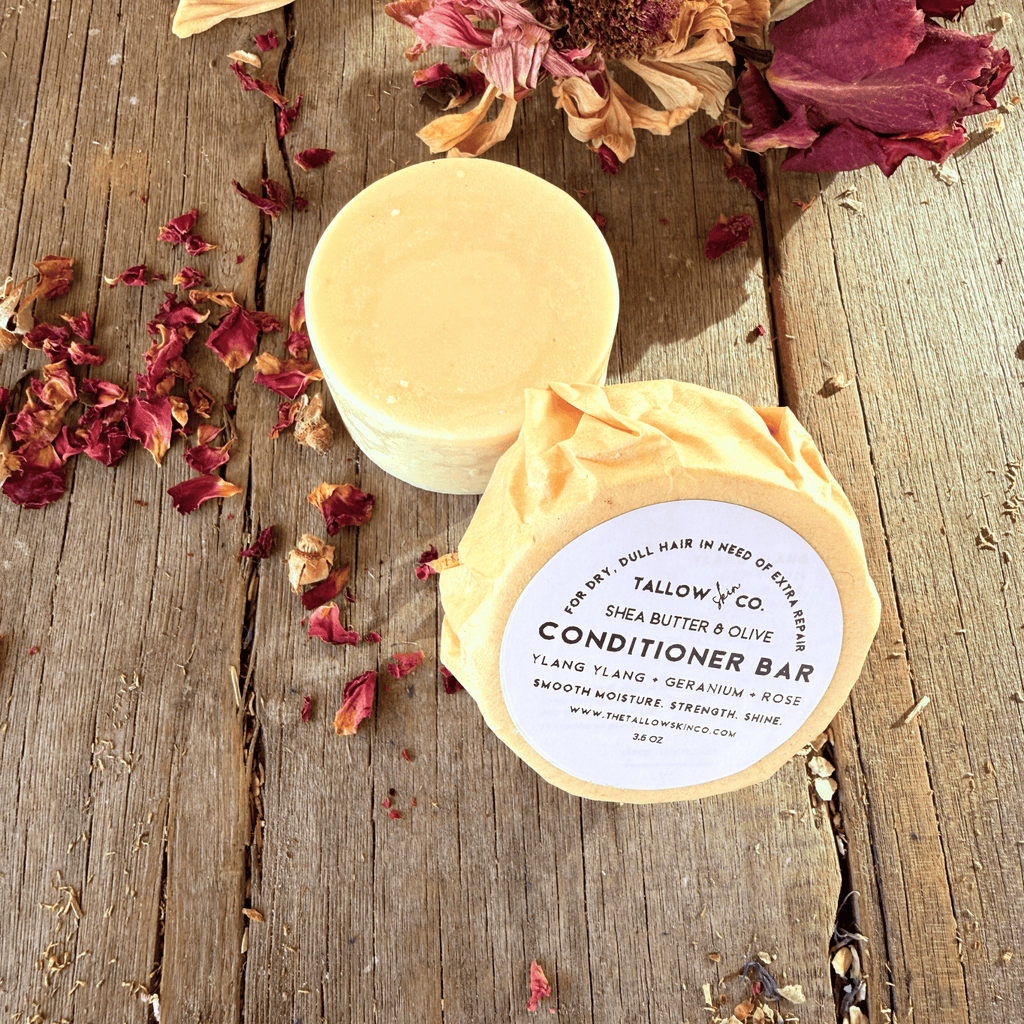 CONDITIONER BAR | SHEA BUTTER & OLIVE OIL Tallow Skin Co.