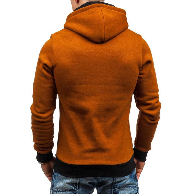 Side Zipper Urban Sweatshirt Gentleman.Clothing