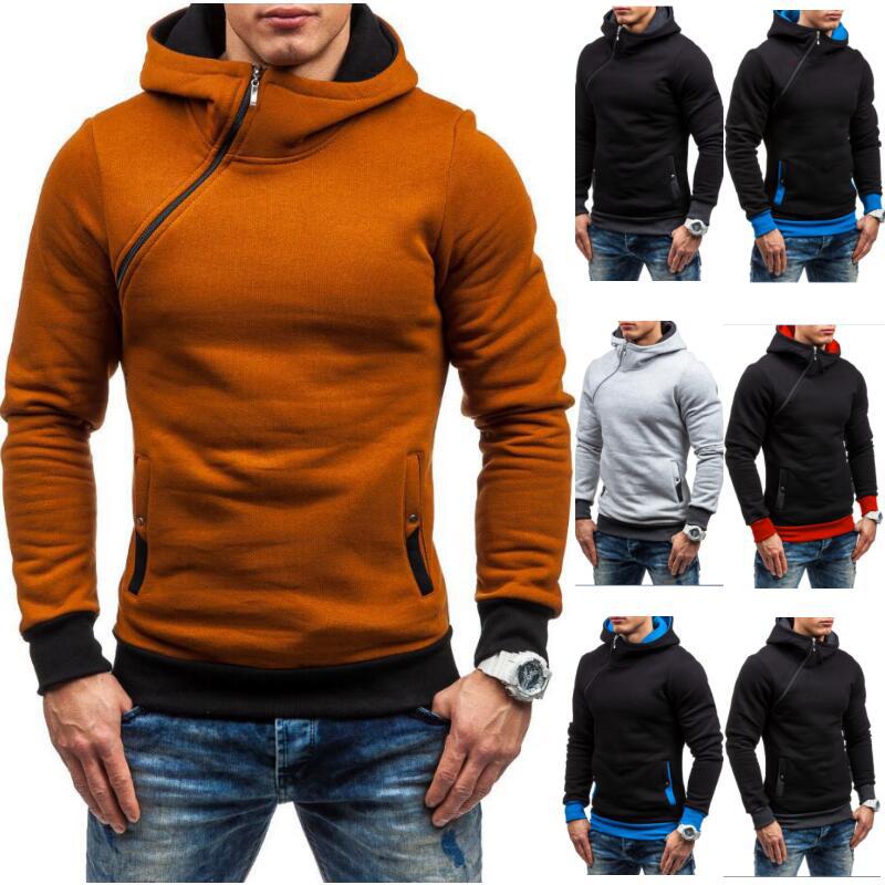Side Zipper Urban Sweatshirt Gentleman.Clothing