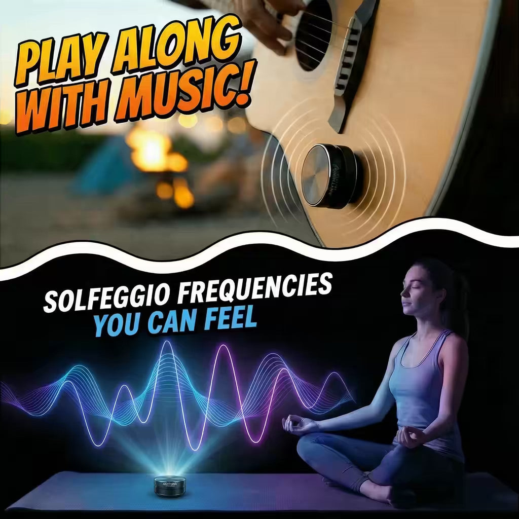Turn Anything Into A Speaker! Bluetooth, Portable, Vibration-Powered Sound Anything Speaker