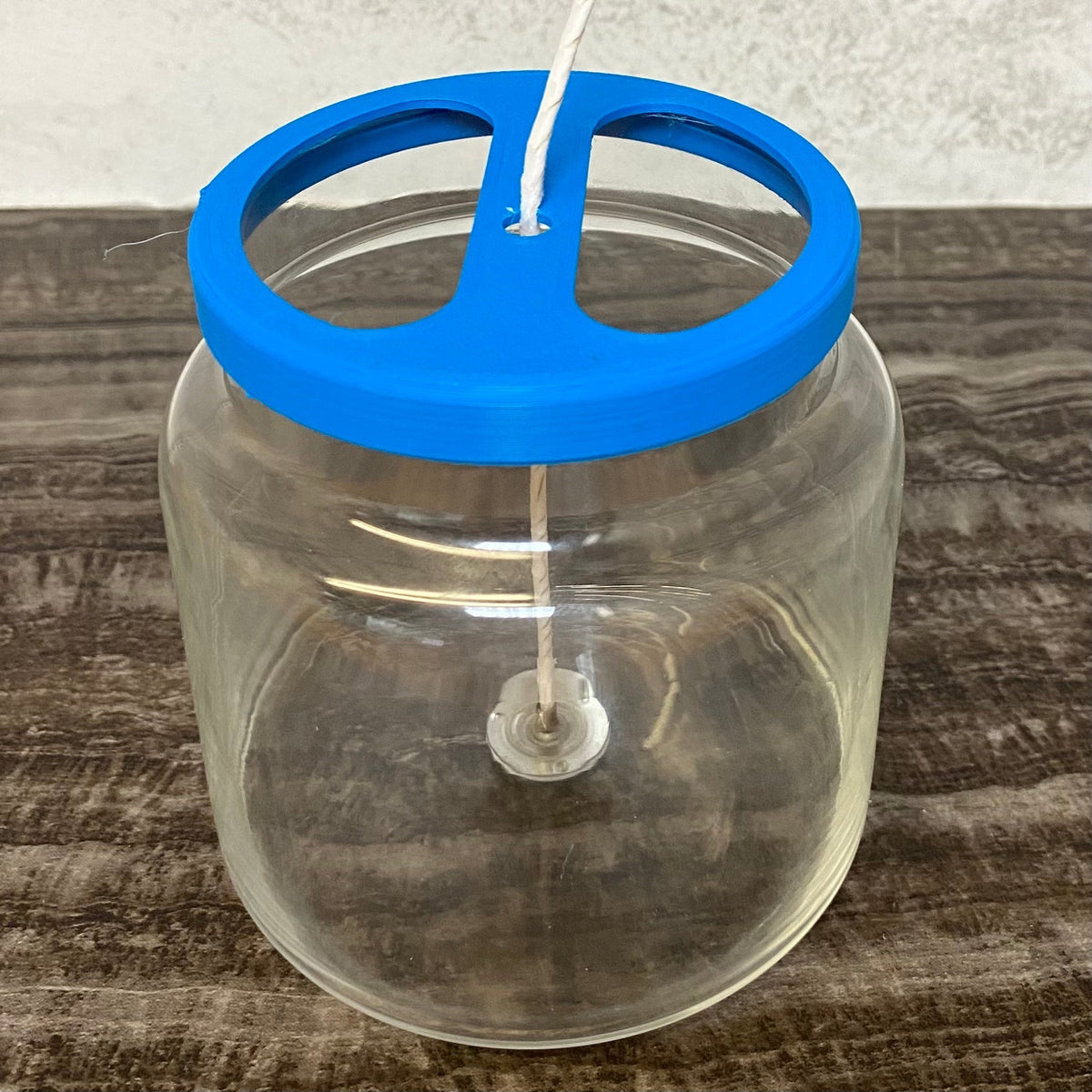 SINGLE (lg) WICK BAR - Holds 1 Wick in Larger Jar Y-Axis Printing LLC