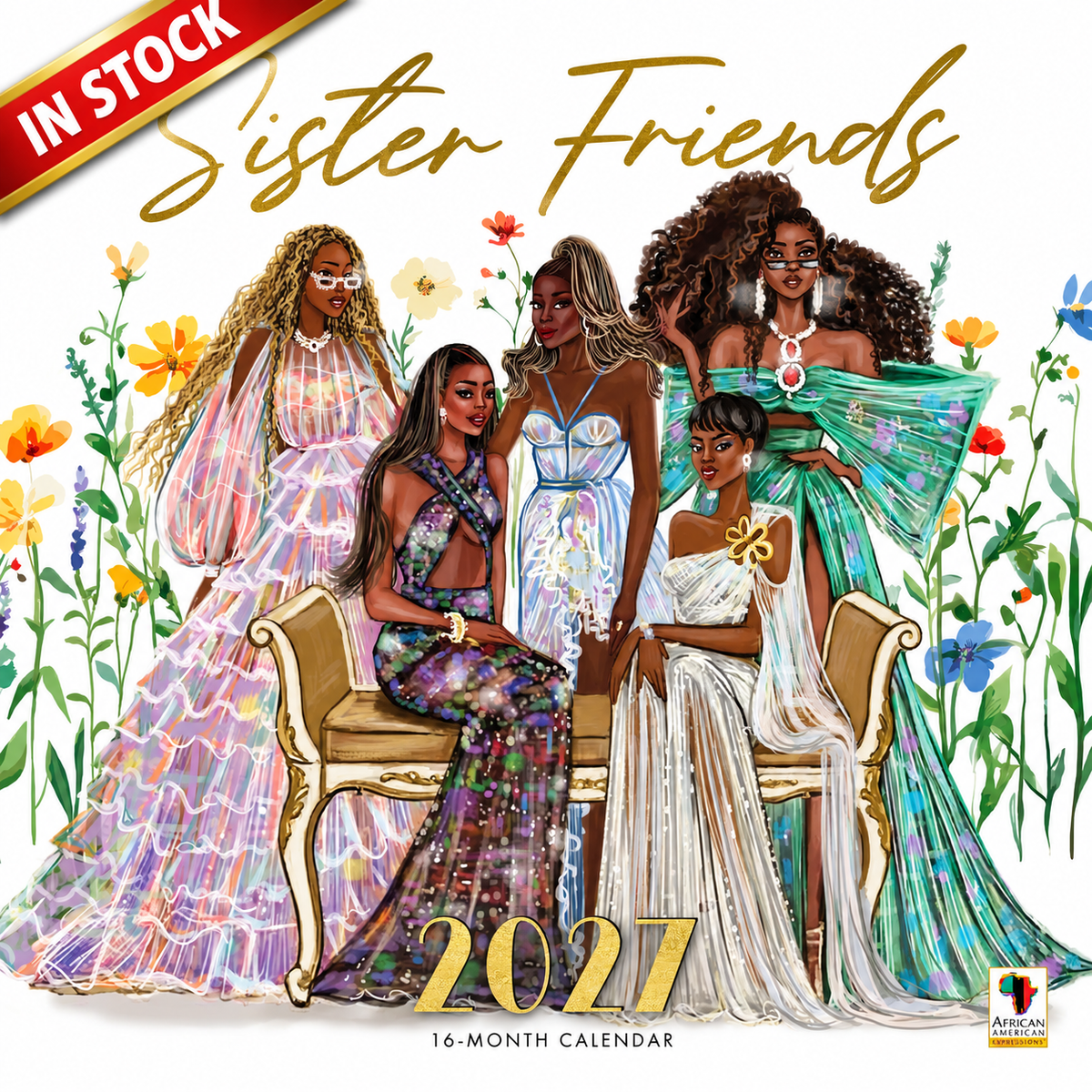 2027 Sister Friends Wall Calendar - FashionMojos.com FashionMojos.com