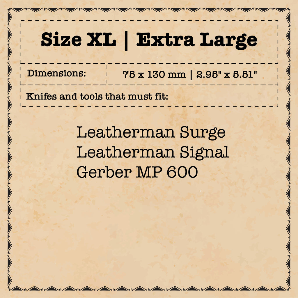 Knife Sheath - Sailor | Leather EDC | Pocket Knife Holder Pirate Goods