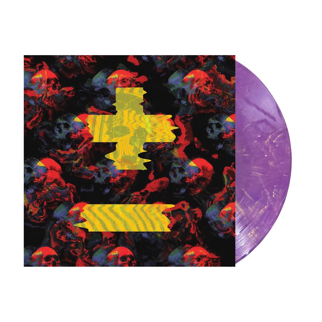 Pop Evil - Skeletons Purple w/ Yellow Marble Vinyl MNRK Heavy