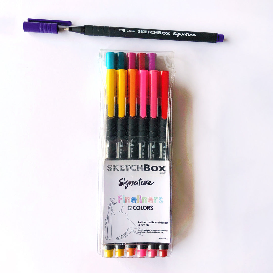 SketchBox Signature Fineliner 12-set Bold ShopSketchBox
