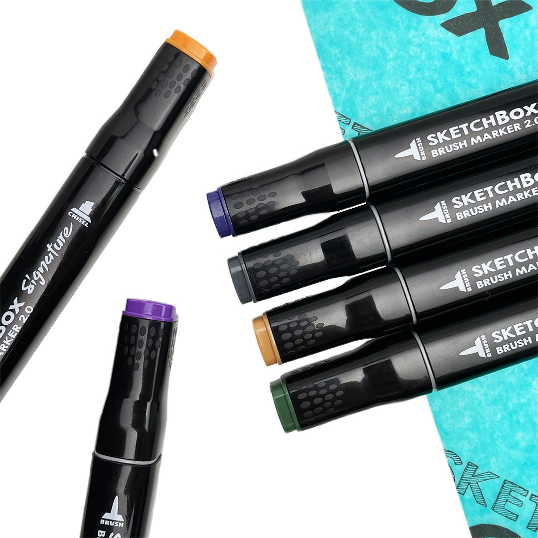 SketchBox Signature Alcohol Brush Markers ShopSketchBox