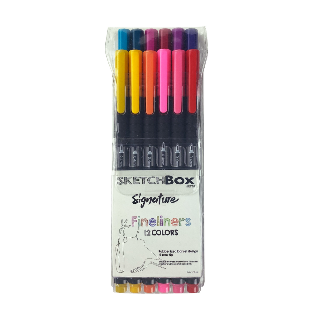SketchBox Signature Fineliner 12-set Bold ShopSketchBox