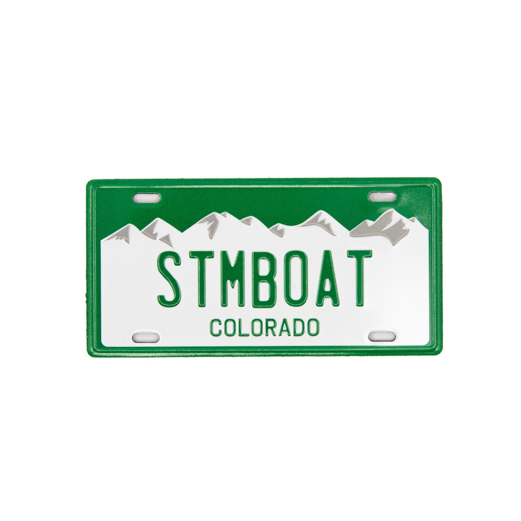 STMBOAT - Colorado License Plate Magnet Green Mountain Games