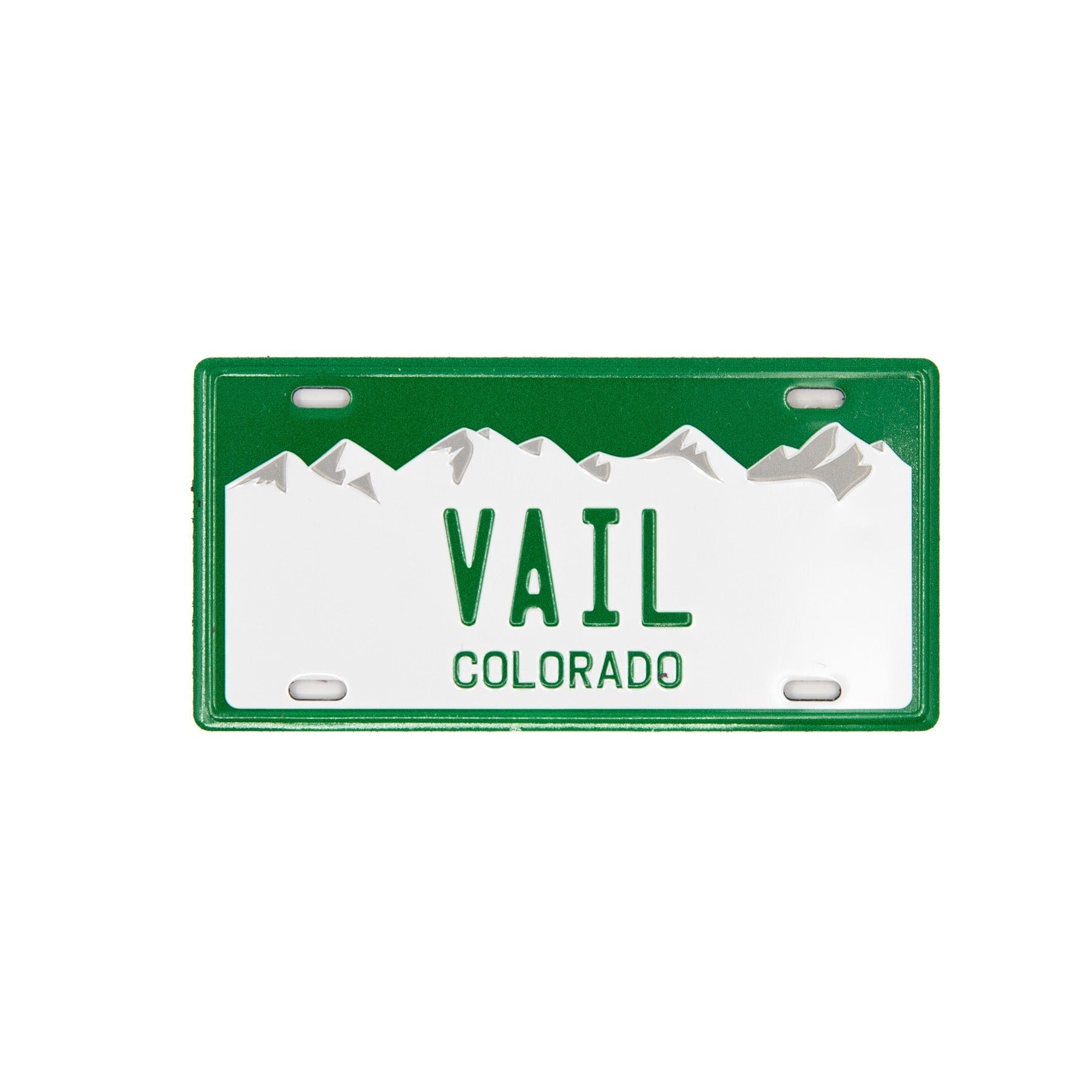 VAIL - Colorado License Plate Magnet Green Mountain Games