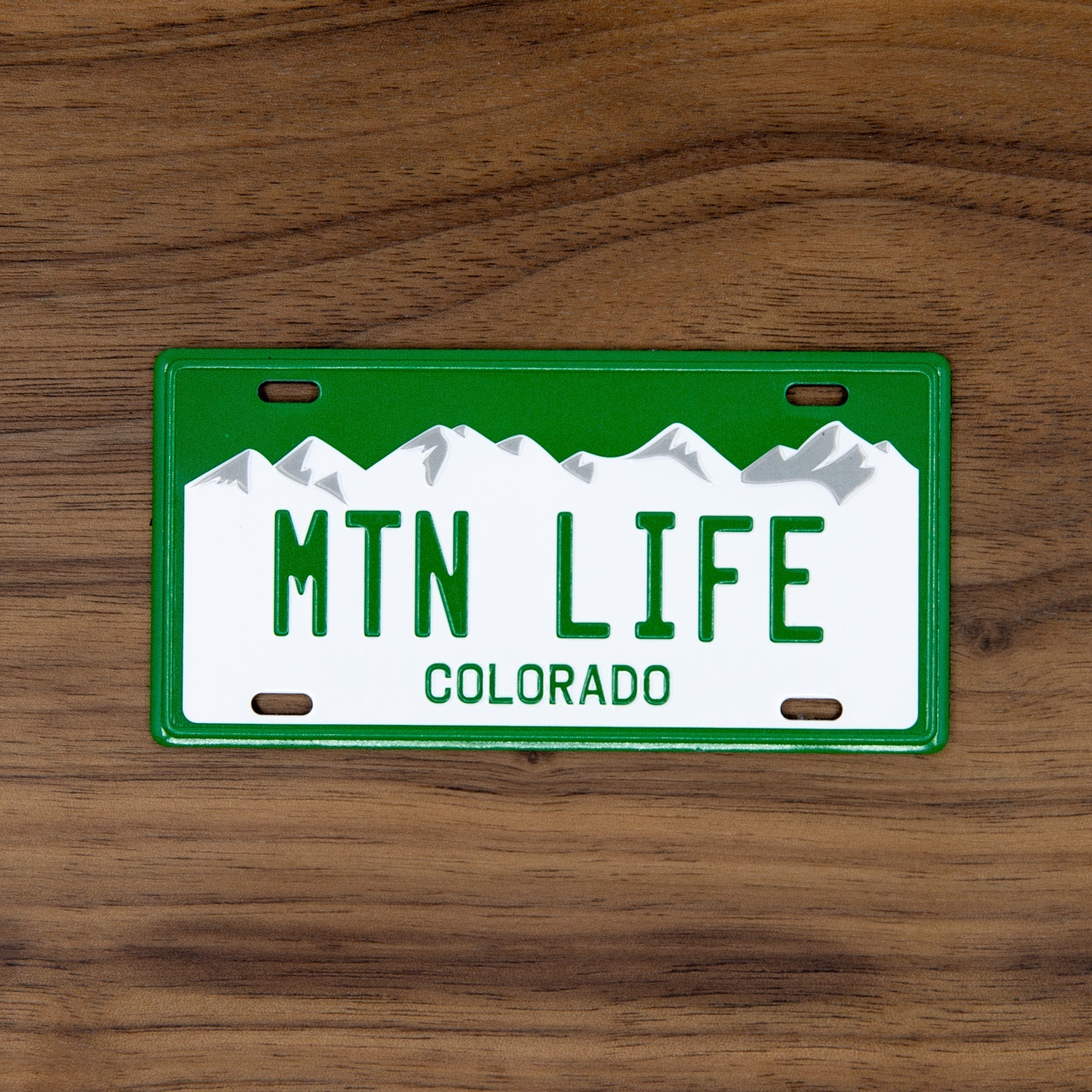 MTN LIFE - Colorado License Plate Magnet Green Mountain Games