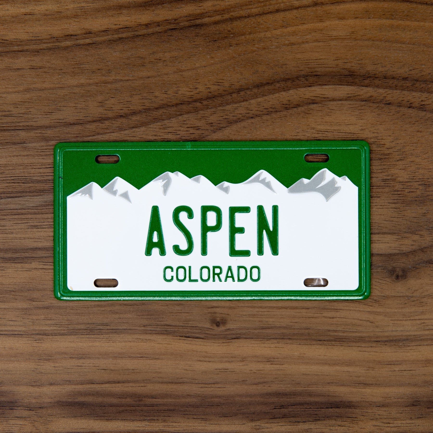 ASPEN - Colorado License Plate Magnet Green Mountain Games
