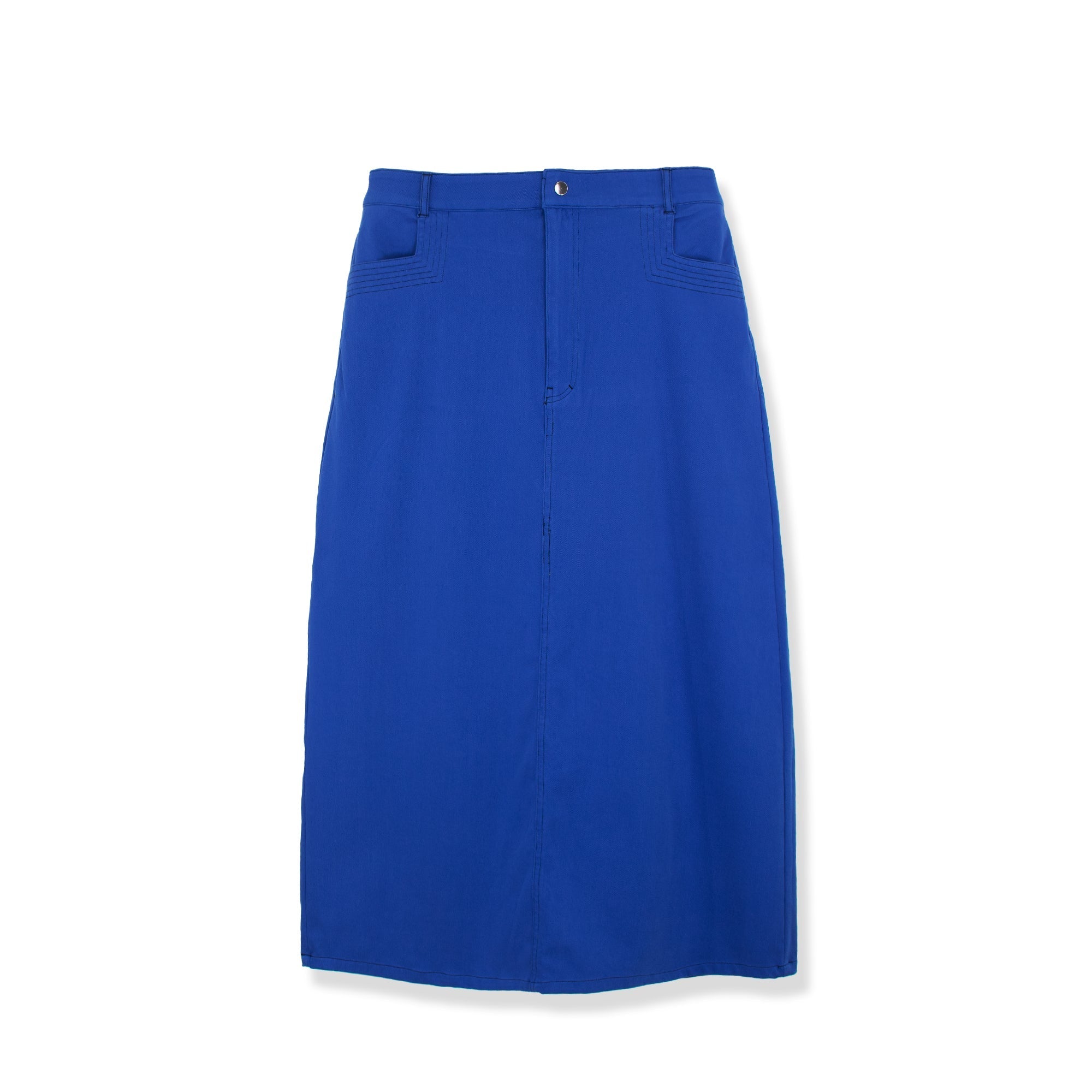 STRETCH COLORED DENIM  SKIRT profile-nyc