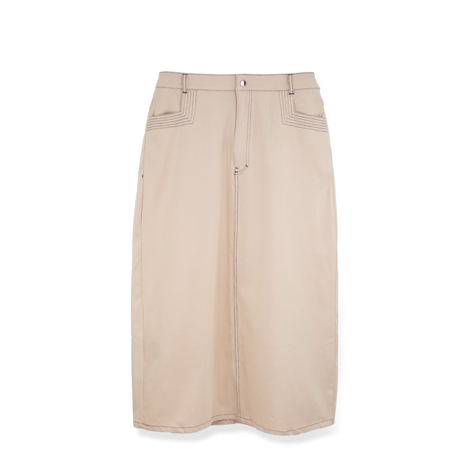 STRETCH COLORED DENIM  SKIRT profile-nyc