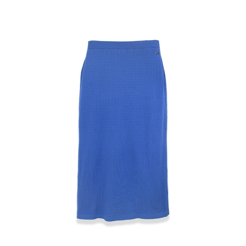 EYELET KNIT SKIRT profile-nyc