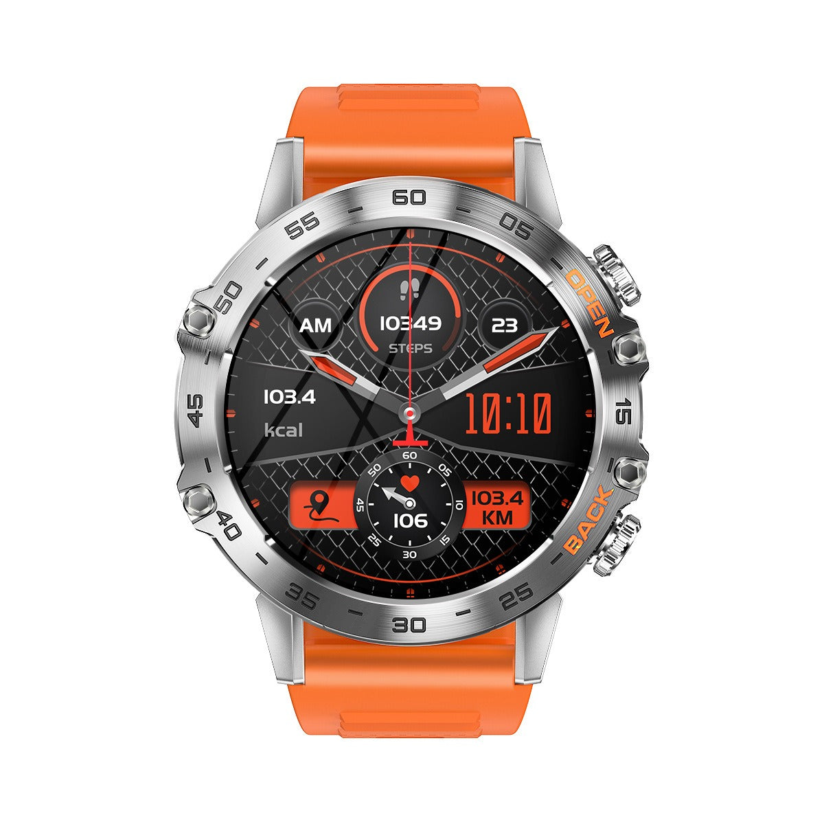 Smart Watch K52 Watches Men Wome Sports Fitness Modes Bluetooth Call Health Monitor 400mah 1.39Inch HD Smartwatch Gentleman.Clothing