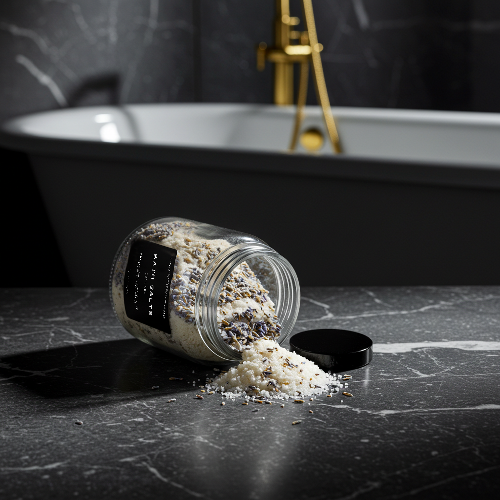 SOLITUDE BATH SALTS Predominantly Black