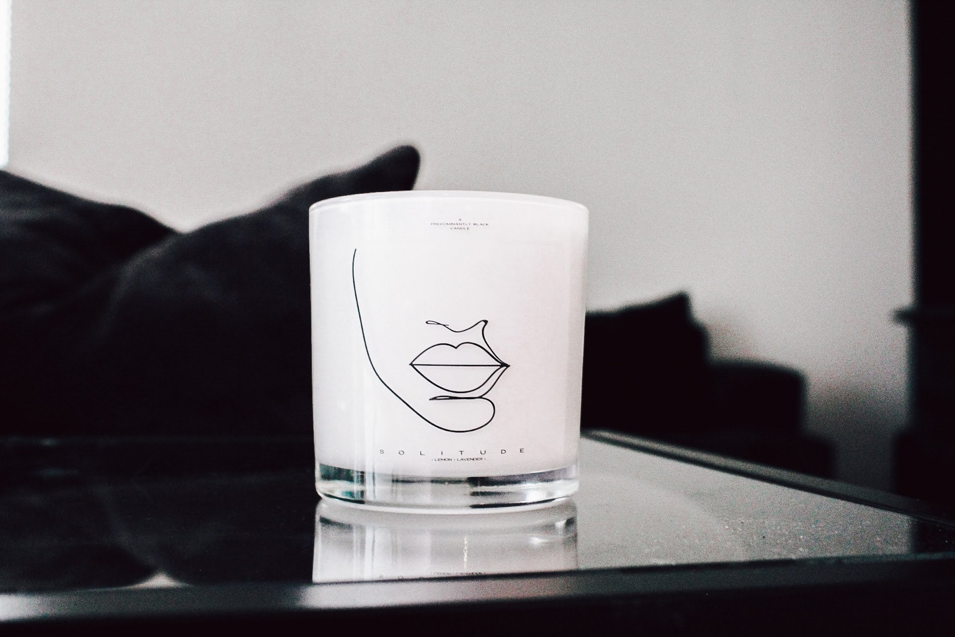 A SOLITUDE CANDLE - ORIGINAL ARTWORK Predominantly Black
