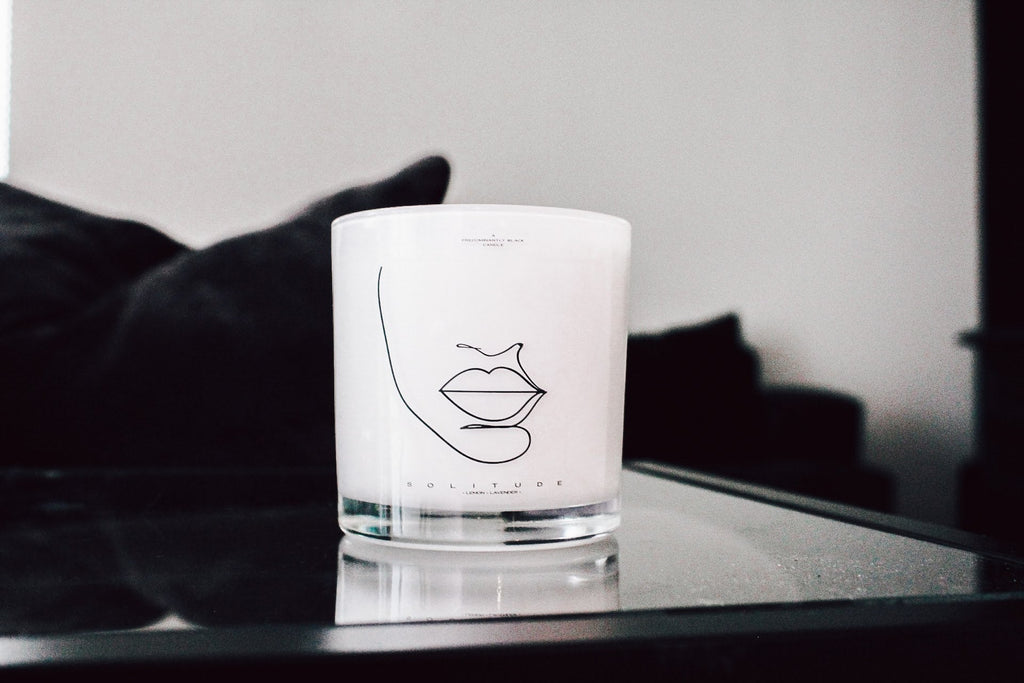 A SOLITUDE CANDLE - ORIGINAL ARTWORK Predominantly Black