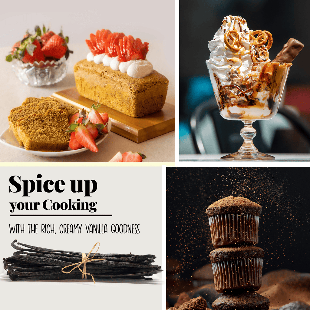 Whole Bulk Vanilla Beans - Order - NON GMO Gourmet Vanilla Pods 6 - 8 Inches For making Baking Whole Premium Vanilla Beans Grade A  by New York Vanilla Akshit